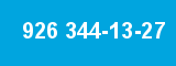 926 344-13-27